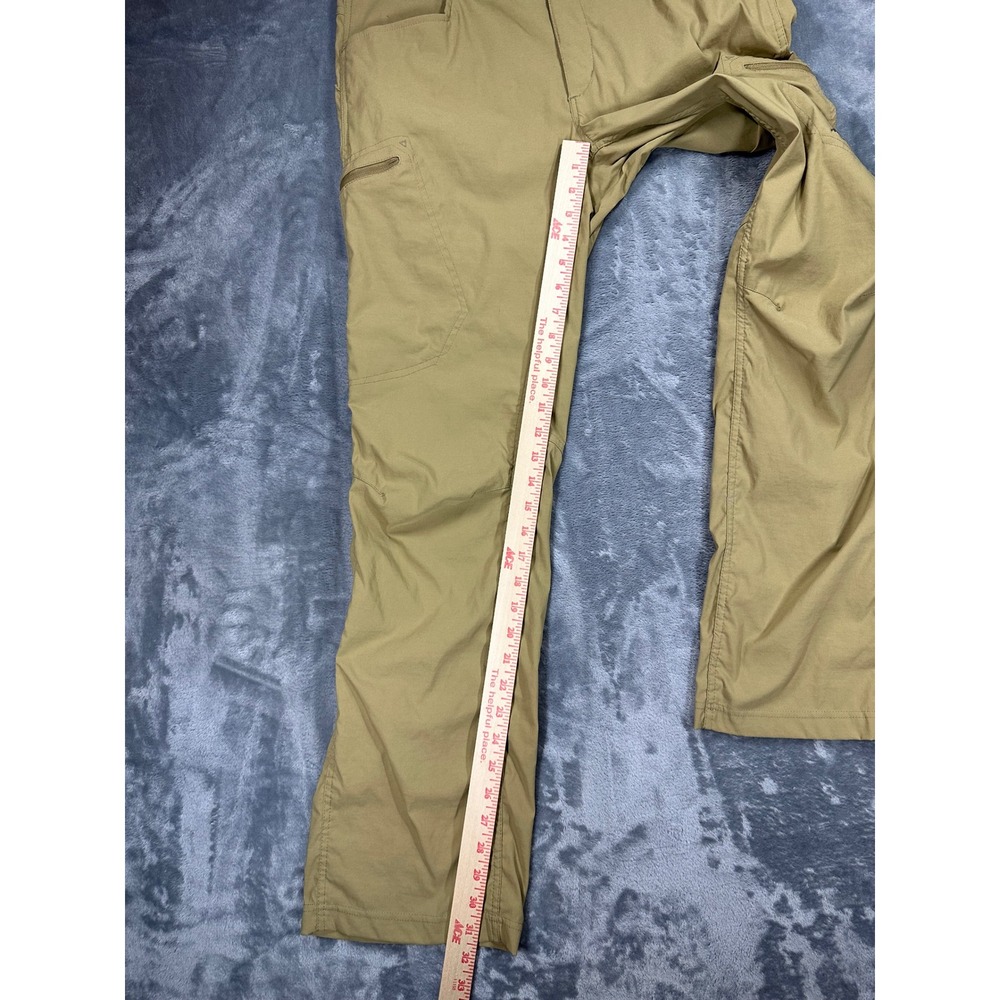 Eddie Bauer First Ascent Guide Pro Pants Mens 34x32 Tan Khaki Hiking Outdoor - Picture 4 of 11